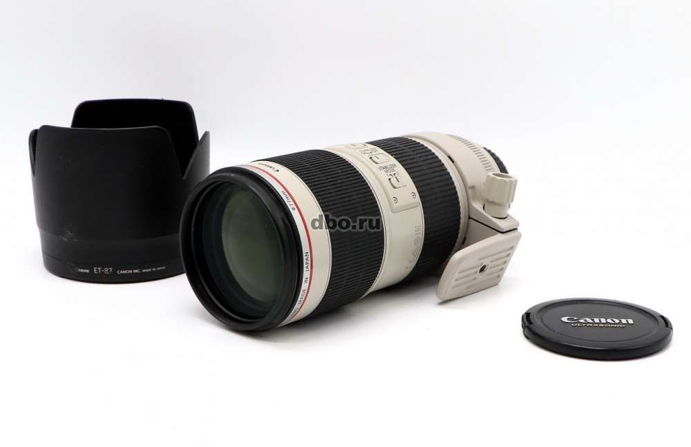 Фото: Фотообъектив Canon EF70–200mm f/2,8 L IS II USM