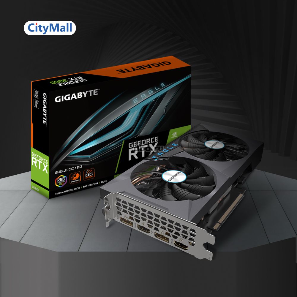 Фото: Видеокарта Gigabyte GeForce RTX 3060 Ti EAGLE OC 8