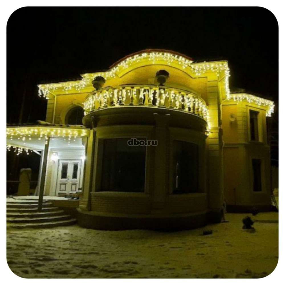 Фото: Новогоднее освещение дома и территории – Ростов-на