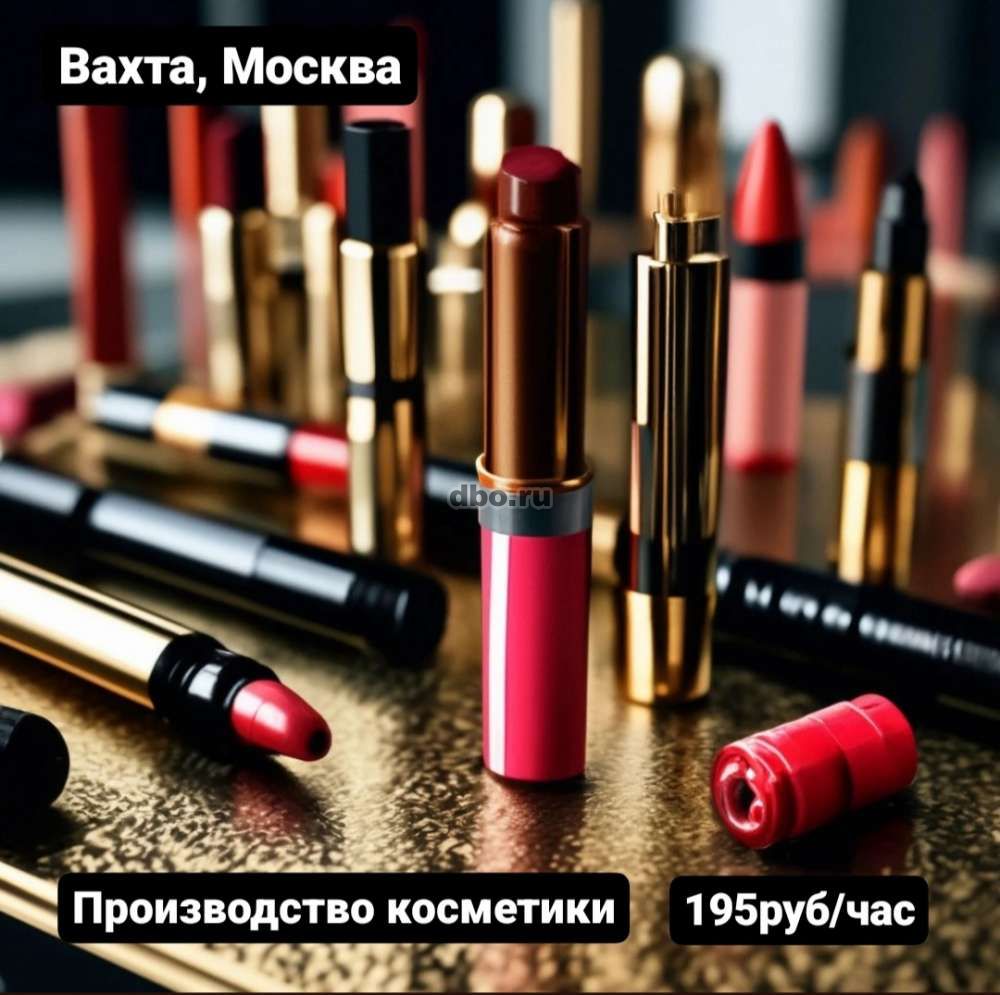 Упаковщик производство косметики Москва вахта в Москве - №897495 - dbo.ru