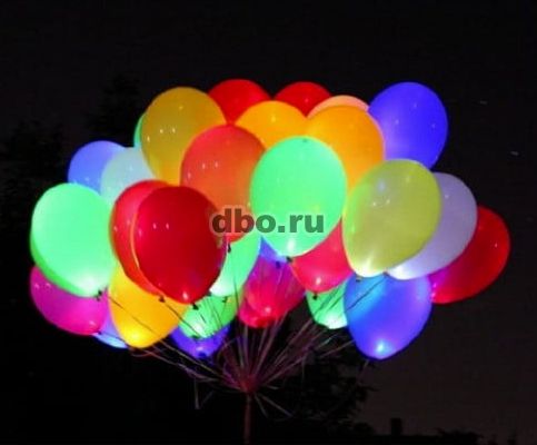 Фото: Светящиеся воздушные шары