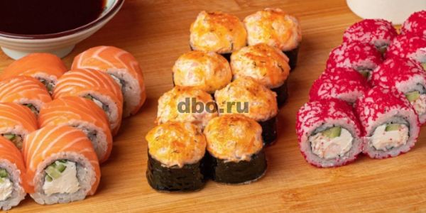 Фото: Роллы и суши от доставки «Суши Вкус»