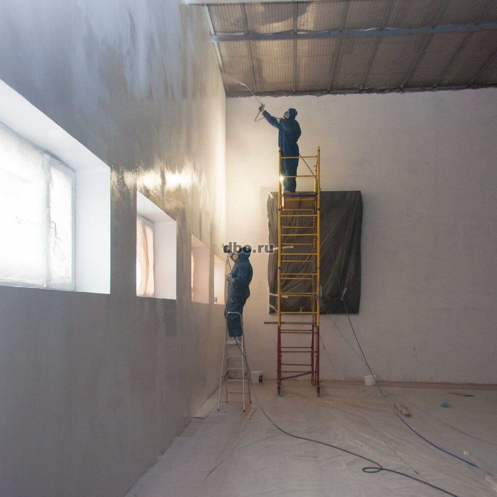 Фото: Покраска стен и потолков